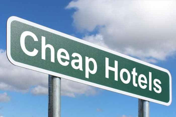 Cheap hotels